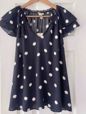 NWT A New Day Polka dot Top Size XL